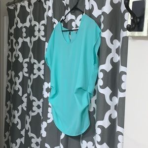 Turquoise blouse
